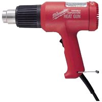 Milwaukee 8975-6 Dual Temperature Heat Gun, 11.6 A, 15 cfm Air, 570 to 1000 deg F
