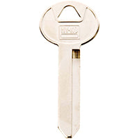 Hy-Ko 11010H50 Key Blank, Brass, Nickel, For: Ford Vehicle Locks, H50 Key Number