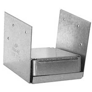 MiTek PA44E-GC Post Anchor, 4 x 4 in Post/Joist, Steel, Gold