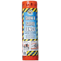 TWD PSF4100 Snow and Safety Fence, 100 ft L, Polypropylene, Orange