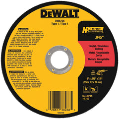 DW8725 WHEEL MTL CUT A60T 6IN