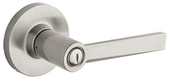 Weiser Safe Lock Westley Series 9SL30000-071 Privacy Lever, Levers Lock, Satin Nickel, Residential, Universal Hand