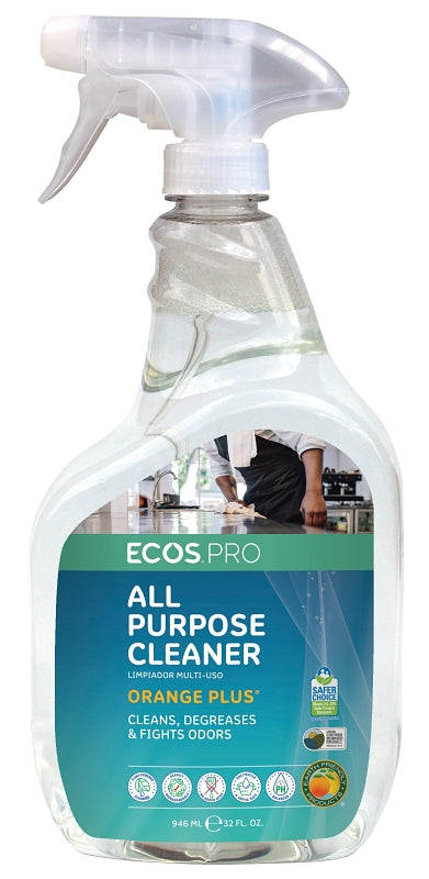 Orange Plus PL9706/6 Cleaner, 32 oz Bottle, Liquid, Orange