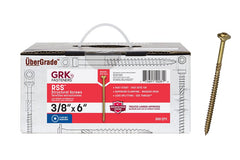 GRK Fasteners RSS 10281 Structural Screw, 3/8 in Thread, 6 in L, Washer Head, Star Drive, Steel, 300 BX