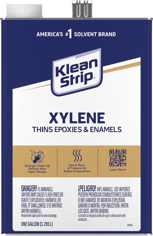 Klean Strip GXY24 Xylene Thinner, Liquid, Pungent Aromatic, Sweet, 1 gal, Can
