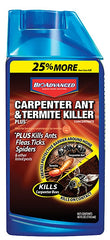 BioAdvanced 700310B Ant and Termite Killer, Liquid, Brush, Spray Application, Outdoor, 32 oz Bottle