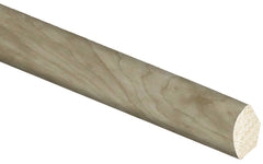 Inteplast Group 81070800504 Quarter Round Floor Moulding, 8 ft L, 9/16 in W, Polystyrene, River Gray