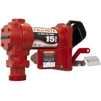 Fill-Rite FR1204G/FR1204 Fuel Transfer Pump, Motor: 1/4 hp, 12 VDC, 20 A, 30 min Duty Cycle, 3/4 in Outlet