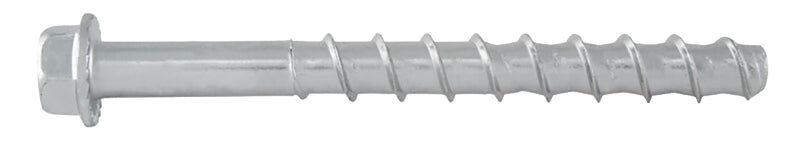 DeWALT Screw-Bolt+ PFM1411480 Screw Anchor, 1/2 in Dia, 6 in L, Carbon Steel, Zinc