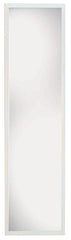 Renin 206230 Framed Mirror, Rectangular, Plastic Frame, White Frame