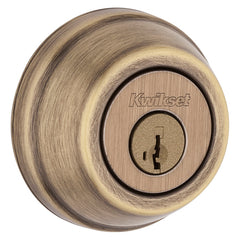 Kwikset 97809-010 Deadbolt, Antique Brass