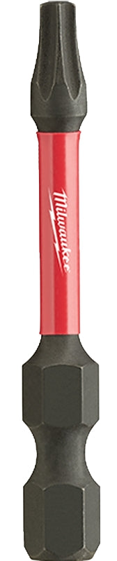 Milwaukee SHOCKWAVE 48-32-4784 Power Bit, T20 Drive, Torx Drive, 1/4 in Shank, Hex Shank, 2 in L