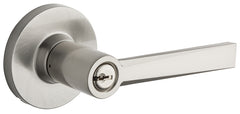 Weiser Safe Lock Westley Series 9SL50000-065 Entry Lever, Levers Lock, Satin Nickel, Residential, Universal Hand
