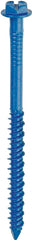 Buildex Tapcon 24315 Screw Anchor, Hex Drive, Steel, Climaseal