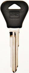 Hy-Ko 12005H65 Key Blank, Brass, Nickel, For: Ford, Lincoln, Mercury Vehicles
