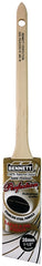 BENNETT RT ANG 38 Paint Brush, 1-1/2 in W, Polyester Bristle, Rat Tail Handle