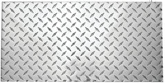 Stanley Hardware 4221BC Series N316-364 Tread Plate, 12 in W, 24 in L, Diamond Tread, Aluminum, Polished