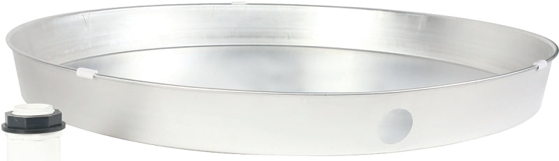 Camco 20810 Recyclable Drain Pan, Aluminum, For: Gas or Electric Water Heaters