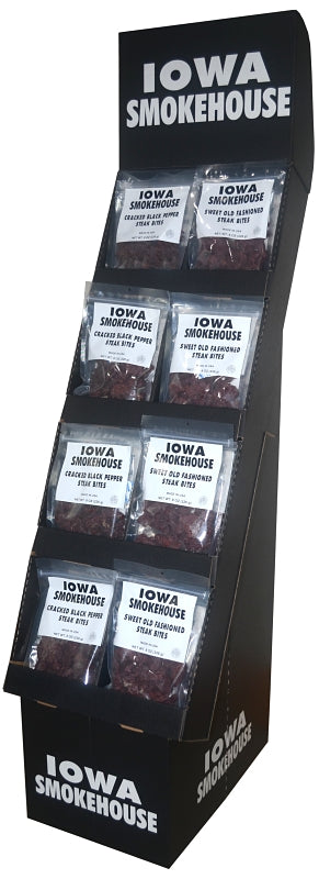 Iowa Smokehouse IS-DSB01 Steak Bites, Black Pepper, Sweet Old Fashioned, 8 oz