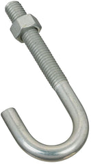 BOLT J-HOOK 3/8X3-3/4IN ZINC