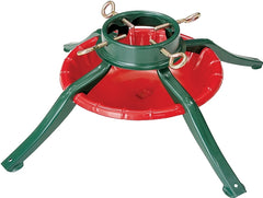 Jack-Post 95-6464 Tree Stand, 7-1/4 in H, Steel, Green/Red, Powder-Coated