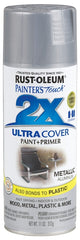 Rust-Oleum 249128 Spray Paint, Satin, Aluminum, 12 oz, Can