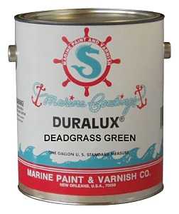 Duralux M745-1 Marine Enamel, Flat, Camouflage Dead Grass Green, 1 gal Can