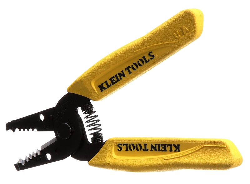 Klein-Kurve 11048 Wire Stripper, 10 to 14 AWG Wire, 10 AWG, 12 AWG, 14 AWG Solid Stripping, 6-1/4 in OAL