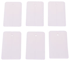 Prosource FE-S717-PS Shim, 1-7/8 in L, 1-3/32 in W, 7/32 in Thick, Plastic, White