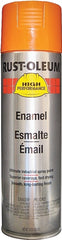 Rust-Oleum V2155838 Enamel Spray Paint, Gloss, Safety Orange, 15 oz, Can