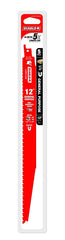 Diablo DS1214BGP5 Reciprocating Saw Blade, 12 in L, 8/14 TPI
