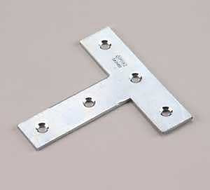 93X25-BC ZINC T PLATE 2-1/2X5/