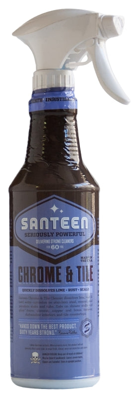 Santeen 320-6 Chrome and Tile Cleaner, 22 oz