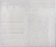 M-D 57208 Decorative Metal Sheet, 36 in W, 36 in L, Union Jack Tread, Aluminum, Mill