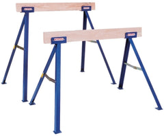 Qualcraft TS27 Sawhorse, 27 in H, Steel, Blue