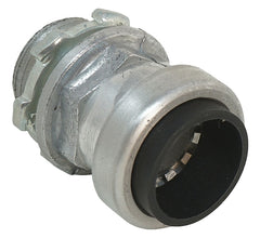 Southwire SIMPush 65071001 Conduit Box Connector, 1/2 in Push-In, 1.1 in OD, Metal