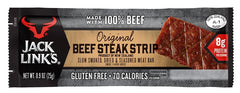 Jack Link's 10000021189 Beef Steak Strip, Original Flavor, 0.9 oz Pack