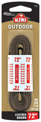 Kiwi 70452 Boot Lace, Rawhide Leather, Dark Brown, 72 in L