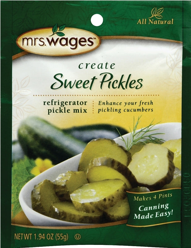 Mrs. Wages W628-DG425 Sweet Pickle Mix, 1.94 oz Pouch