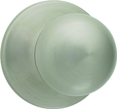 Kwikset 200P 15RCLRCSV1 Passage Door Lockset, Knob Handle, Zinc, Satin Nickel, 2-3/8 to 2-3/4 in Backset
