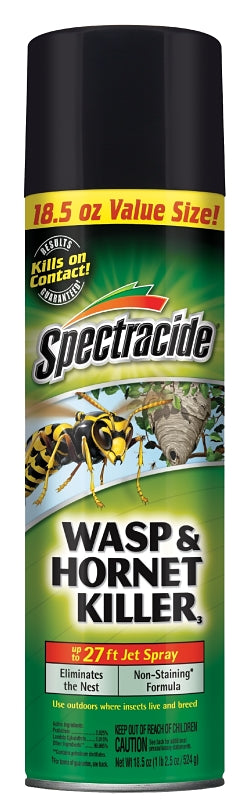 Spectracide HG-95715 Wasp and Hornet Killer, Liquid, Spray Application, 20 oz Aerosol Can