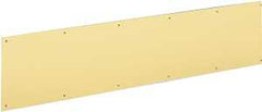Schlage SC8400B3-8X34 Kick Plate, 34 in L, 8 in W, Brass, Anodized Brass