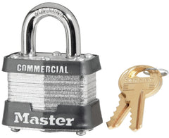 3KA3212 STL 4PIN PADLOCK 1-1/2
