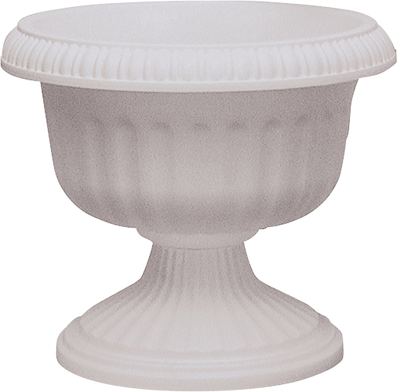 Southern Patio UR1810ST Urn Planter, 17.63 in W, 17.63 in D, Plastic, Stone