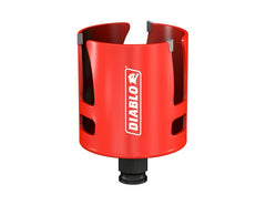 Diablo Demo Demon DHS2563CTR Hole Saw, 2-9/16 in Dia, 2-3/8 in D Cutting, 1-5/8 in Arbor, Carbide Cutting Edge