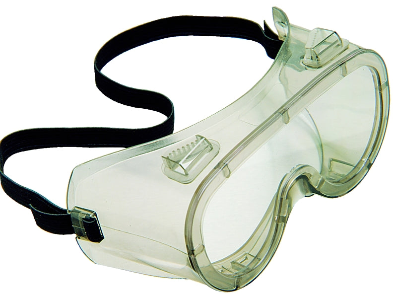 Safety Works 10031205 Safety Goggles, Anti-Fog, Impact, Splash Lens, Vinyl Lens, Vinyl Frame, Clear Frame