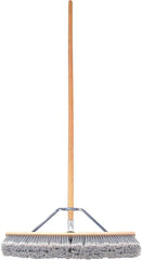 Birdwell 5025-4 Contractor Push Broom, 3 in L Trim, Polypropylene/Polystyrene Bristle, Hardwood Handle