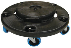 Rubbermaid 264000BLA Container Dolly, 250 lb, HDPE, Black
