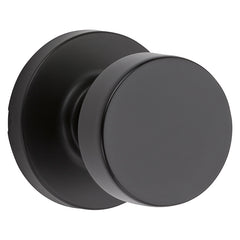 Kwikset Signature Series 720PSK RDT 514 Passage Door Lockset, Knob Handle, Zinc, Matte Black, 2-3/8 to 2-3/4 in Backset