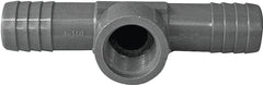TEE POLY 3/4BARB X 1/2FPT
